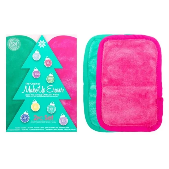 🛍 Original Sephora Makeup Eraser 2 pc set bundle pink & green cloths - Picture 3 of 5